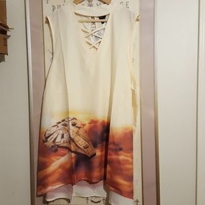 Her Universe Millenium Falcon Sleeveless Tunic NWT